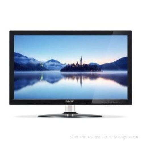 24-inch LED Monitor, Slim and Simple Design, VGA/Speaker/DVI/HDMI Optional, VESA, High-glossy Bezel